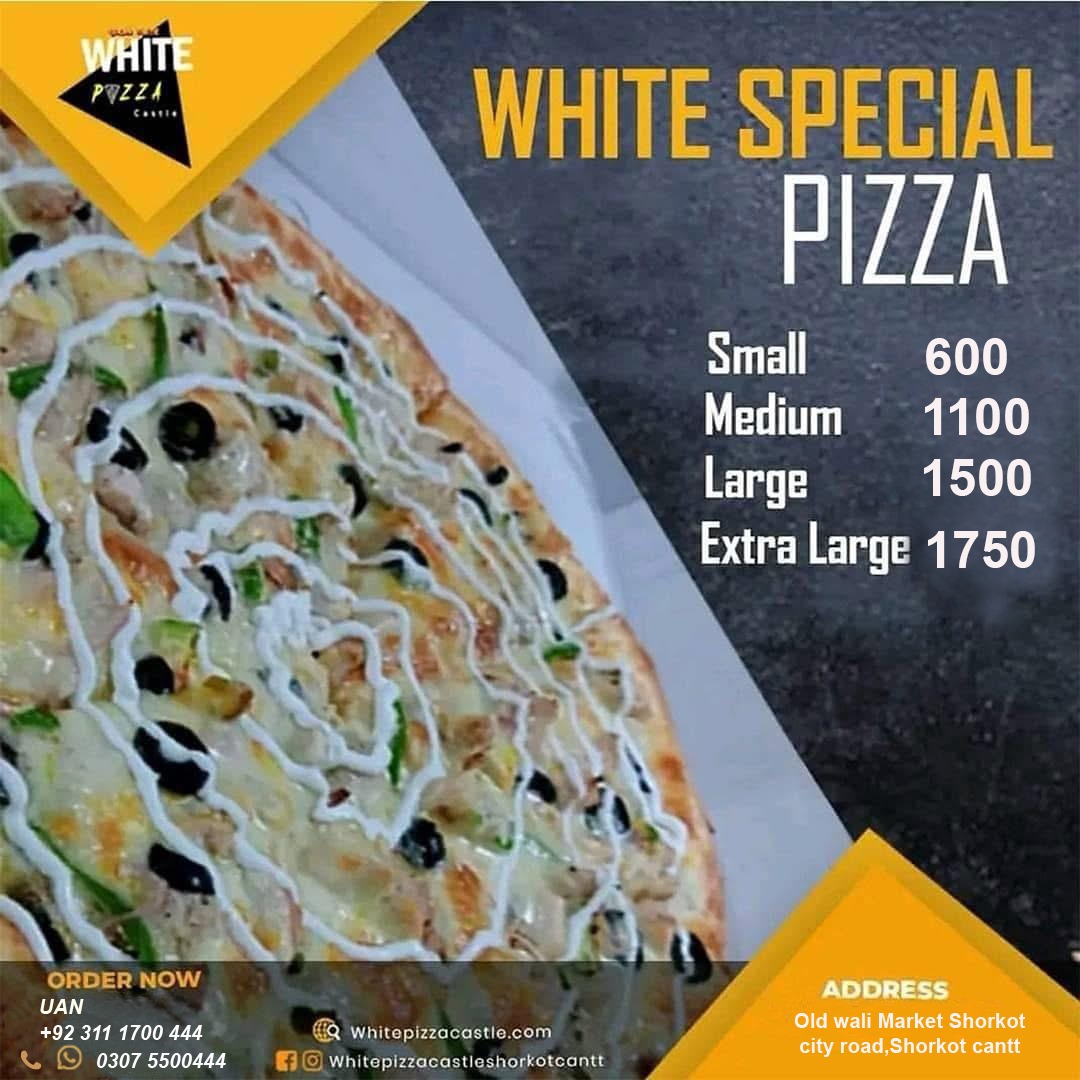 White Special Pizza